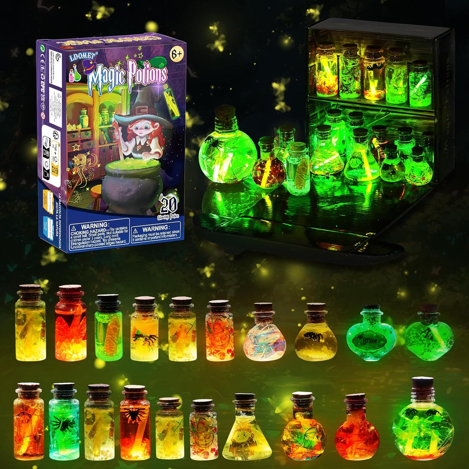 Art And Craft Science - DIY Fairy Magical Potions Kit Witches'