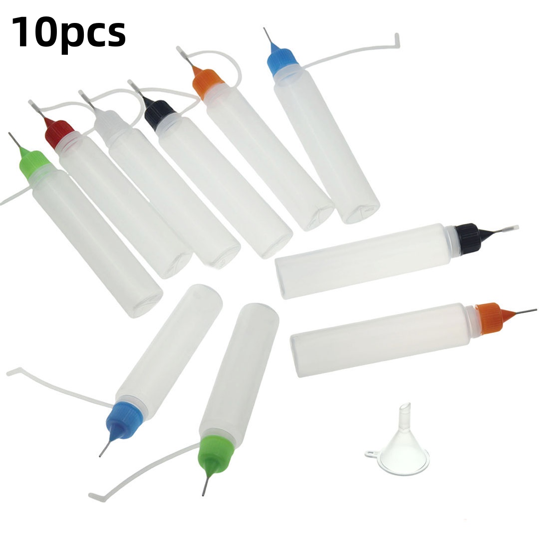 Quilling Paper Strips - 30 ml PE-Kunststoff-Applikatorflasche mit zusammendrückbarer Spitze,