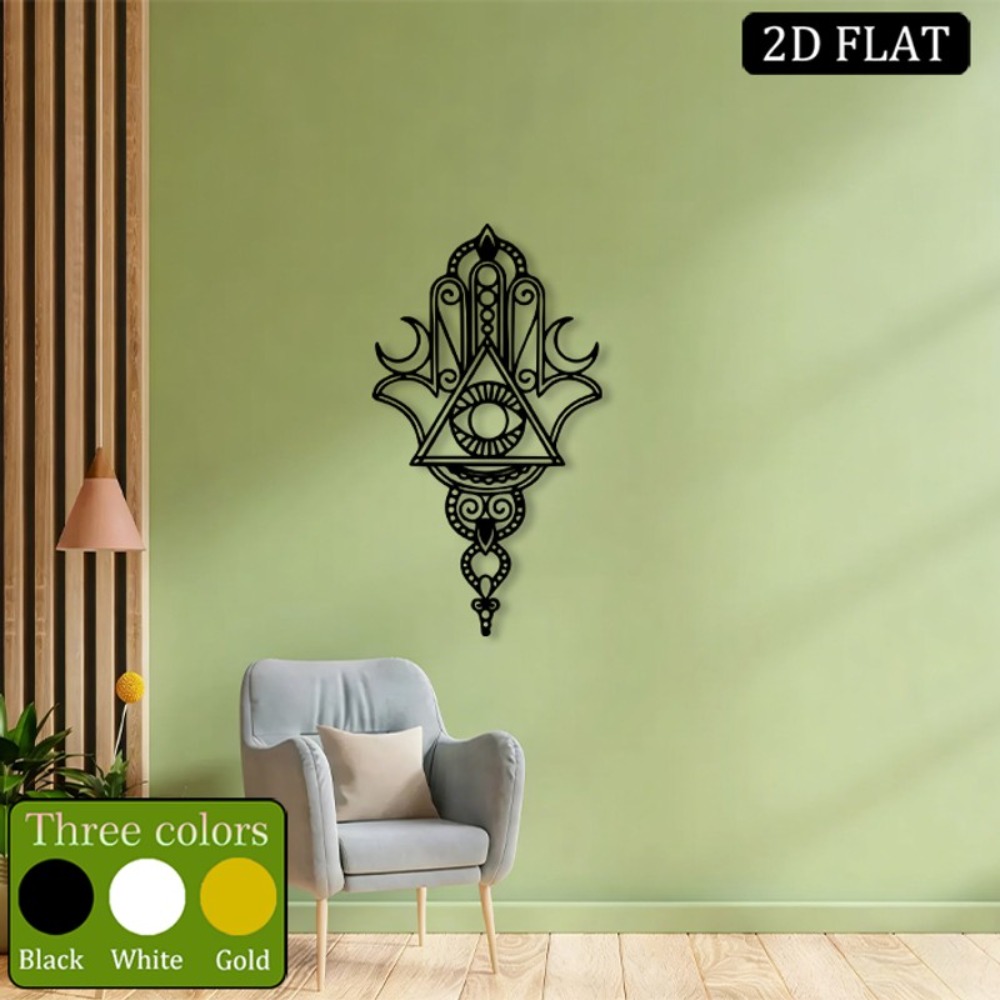 Art & Craft Jojo - CIFBUY Eisen-Wandkunst Hamsa Böses Auge Metallskulptur
