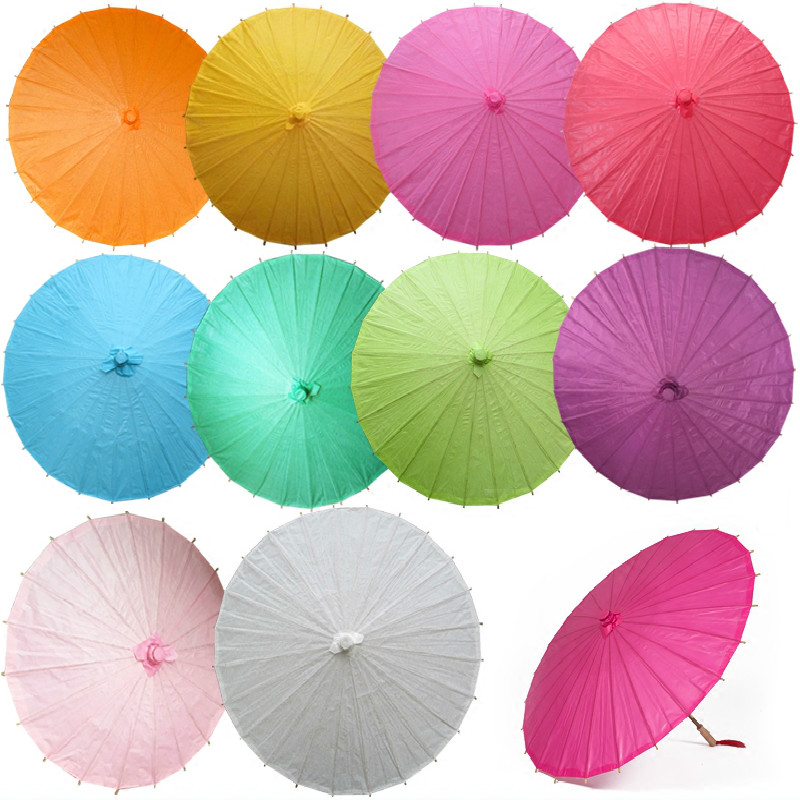 Art Craft For Toddlers - Neue 5-teilige Handgefertigte Farbige Papier-Regenschirme Traditionelle