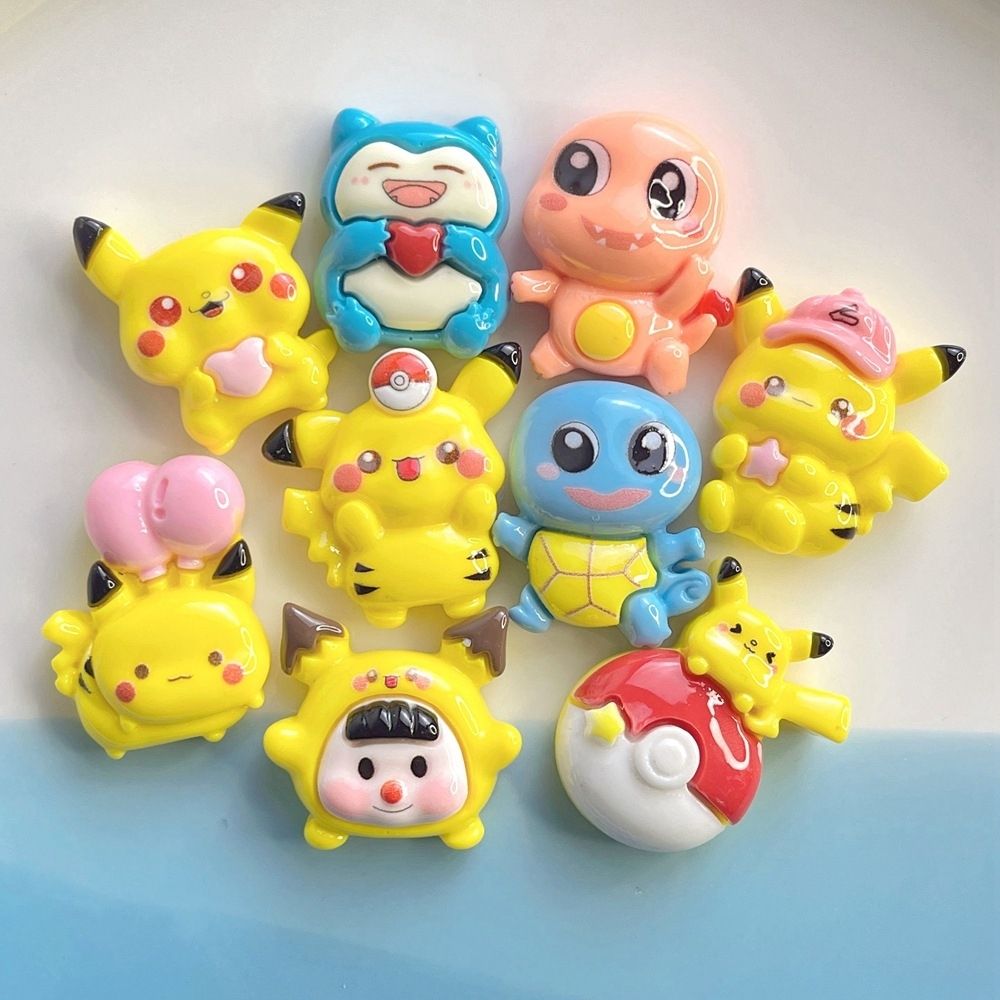 Art Craft Market - Neue DIY-Bastelmaterialien für Cartoon-Pokémon, Harz-Accessoires, kleine