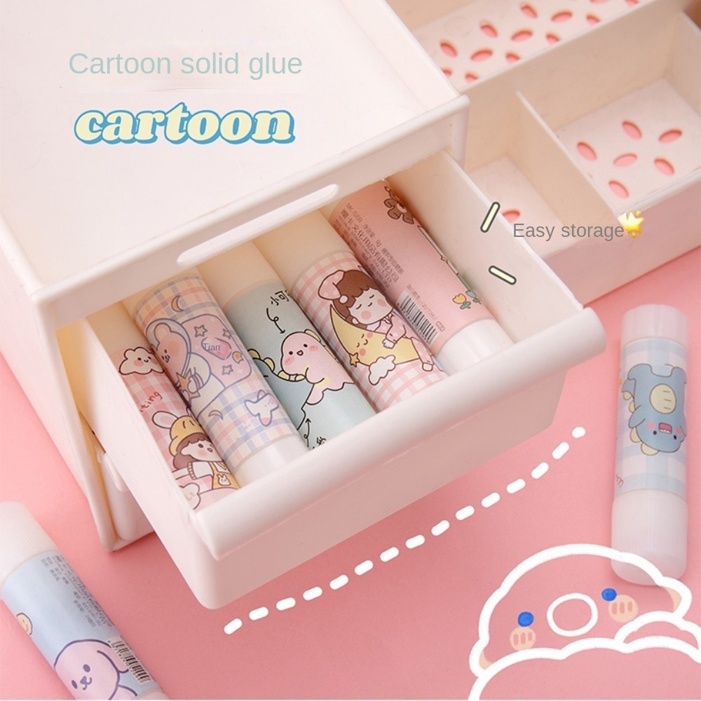 Art Craft For Toddlers - Praktische Cartoon feste Klebe stift solide
