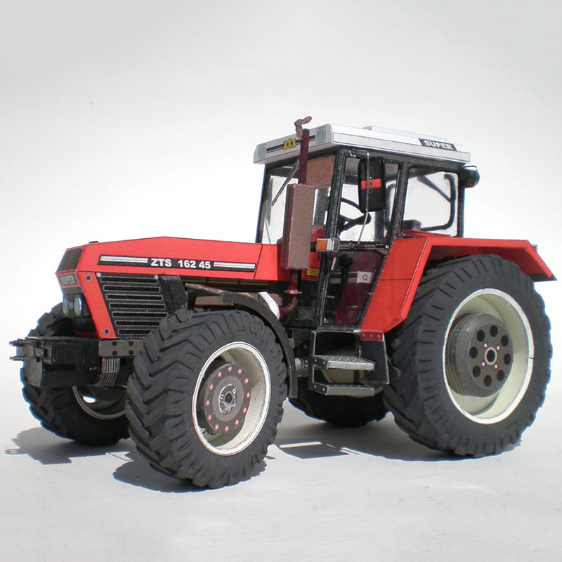 Art Craft With Cardboard - Zetor 162 45 Traktor 1:32 Tschechische