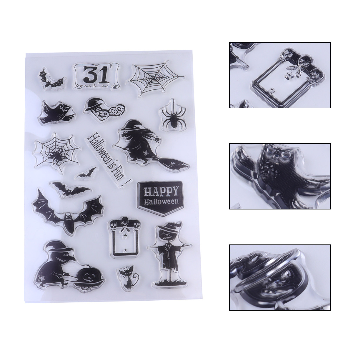 Art Craft Halloween Preschool - Silikon-Stempel für Kinder, kreatives Muster, dekoratives