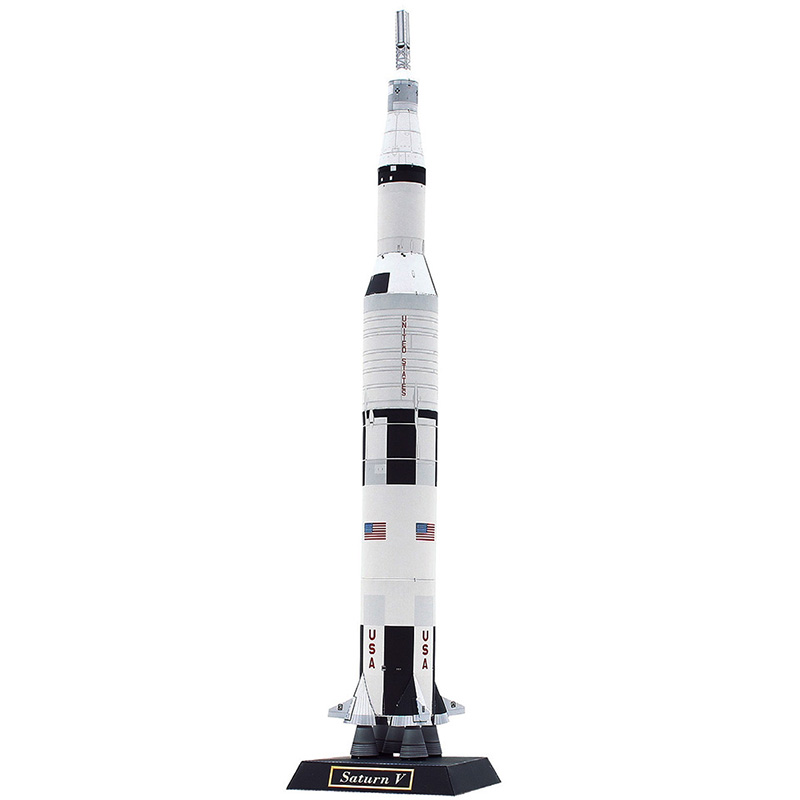 Art And Craft Rocket - Amerika Saturn V Rakete Raum Folding