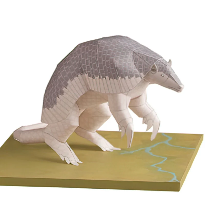 Art Craft With Cardboard - Riesiges Gürteltier Origami Art Mini 3D