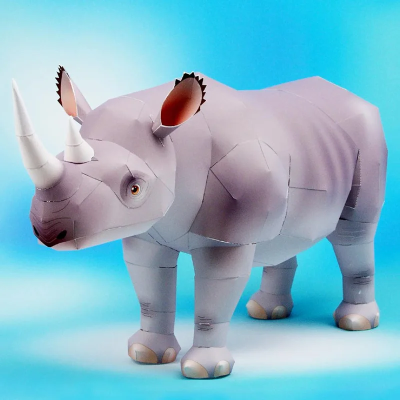 Nashorn, hakenförmig, handgefe – Art Craft With Cardboard Bewertung und Preis