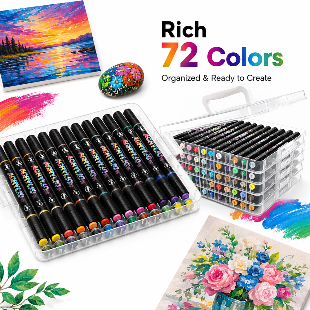 12/24/36/48/60/72 Farben Acryl – Art Craft Class Bewertung und Preis