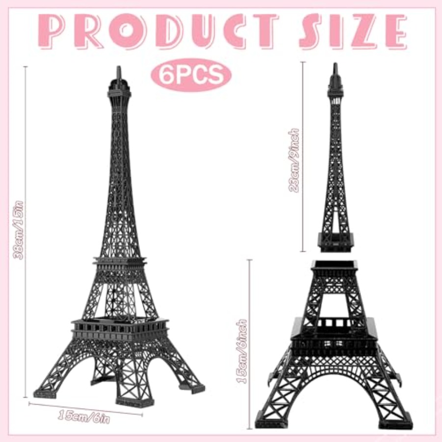 6 Stück 15'' Eiffelturm-Statue – Art Craft & Architecture Bewertung und Preis