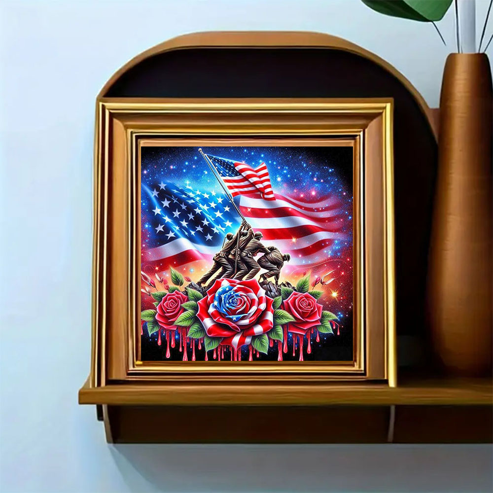 Krieger- und Blumenmuster Diam – Art Craft For Adults Bewertung und Preis