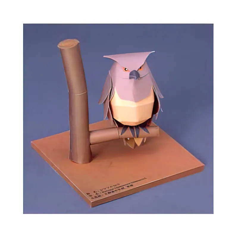 Blakiston's Fish Owls Origami  – Art Craft With Cardboard Bewertung und Preis