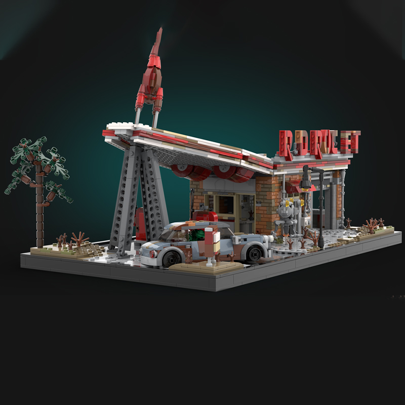 2168-teiliges MOC Red Rocket F – Art And Craft Rocket Bewertung und Preis