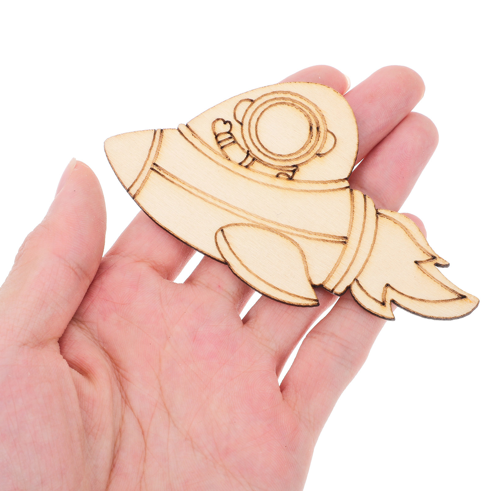 24-teiliges Holz-Astronauten-, – Art And Craft Rocket Bewertung und Preis