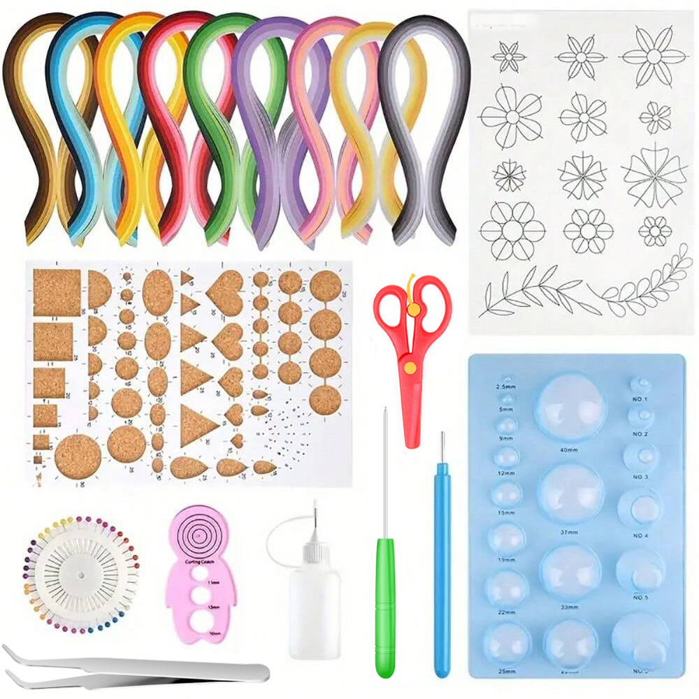 13/19pcs Papierst reifen Quill – Quilling Paper Strips Bewertung und Preis