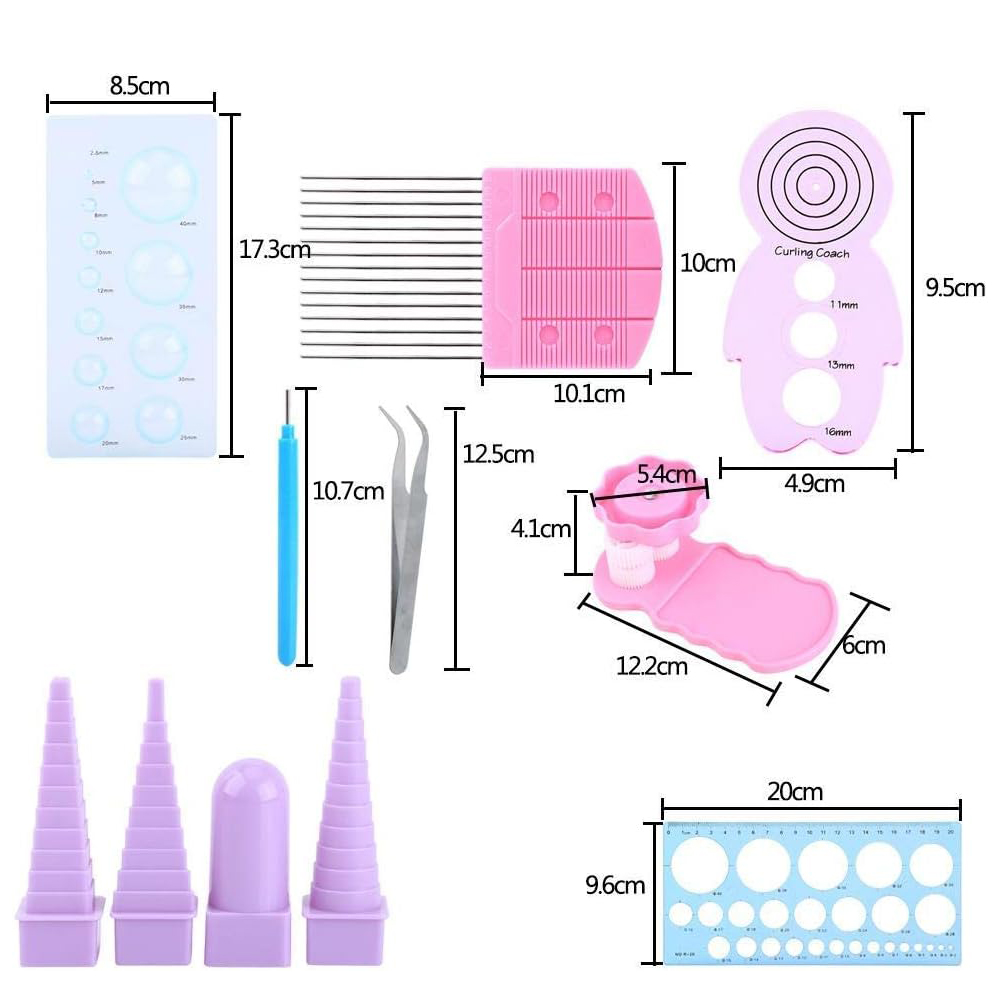13/19pcs Papierst reifen Quill – Quilling Paper Strips Bewertung und Preis