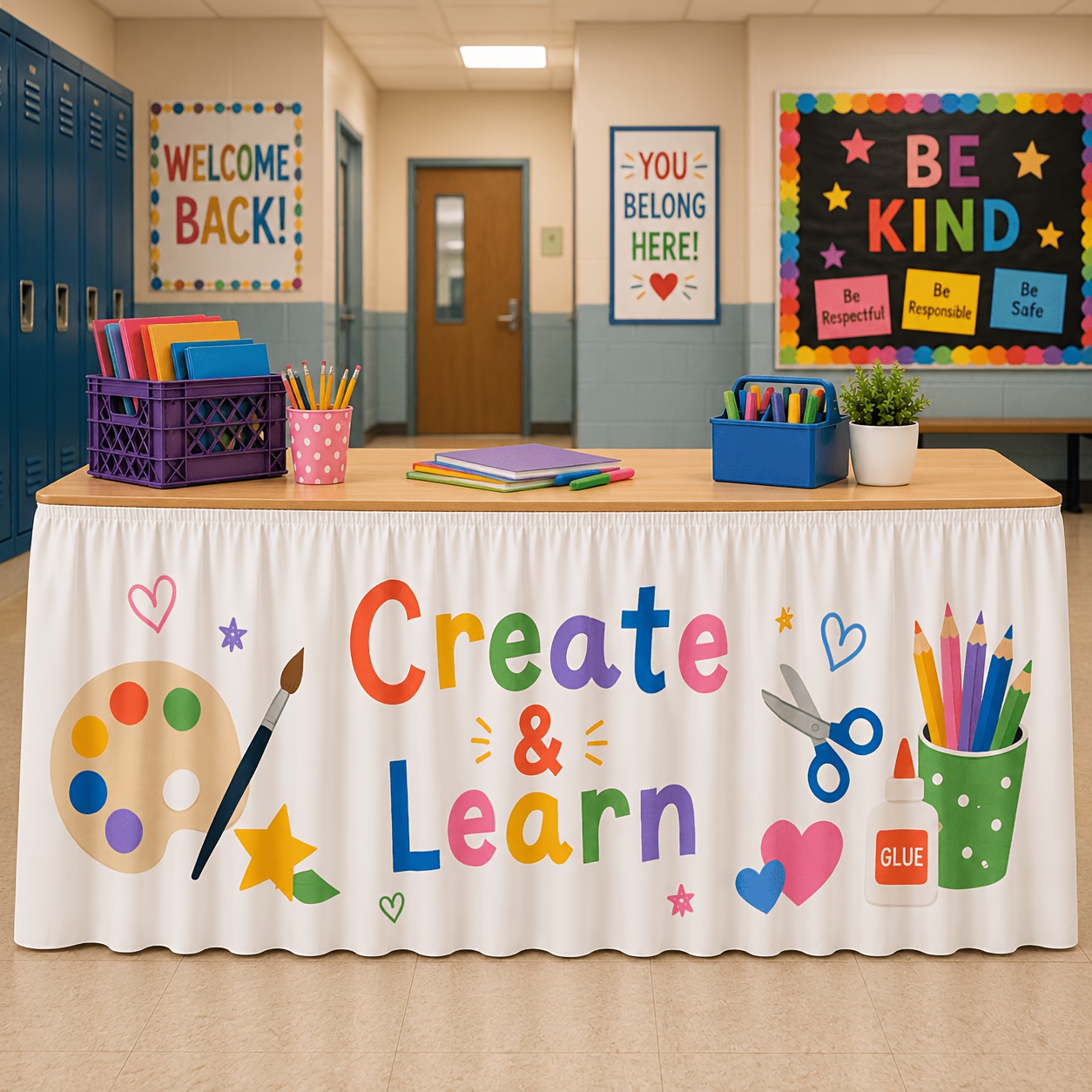 1 Tischdecken-Tischrock, kreat – Art Craft Class Bewertung und Preis