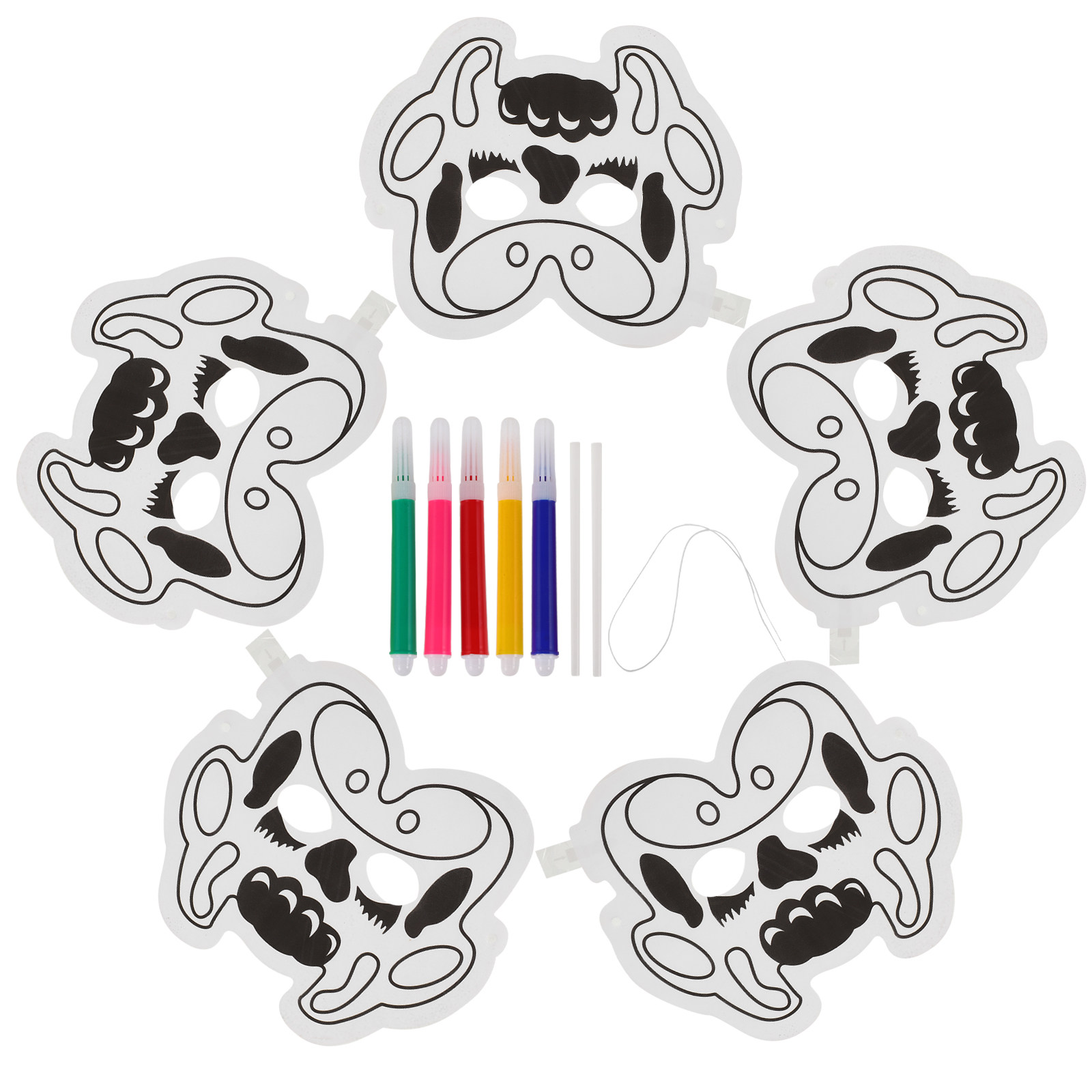 1 Set DIY Graffiti-Ballonmaske – Art Craft Class Bewertung und Preis
