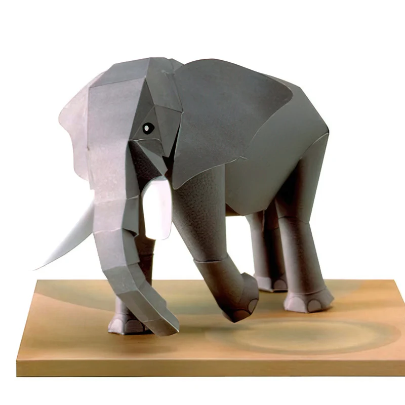 Afrikanischer Elefant Origami  – Art Craft With Cardboard Bewertung und Preis