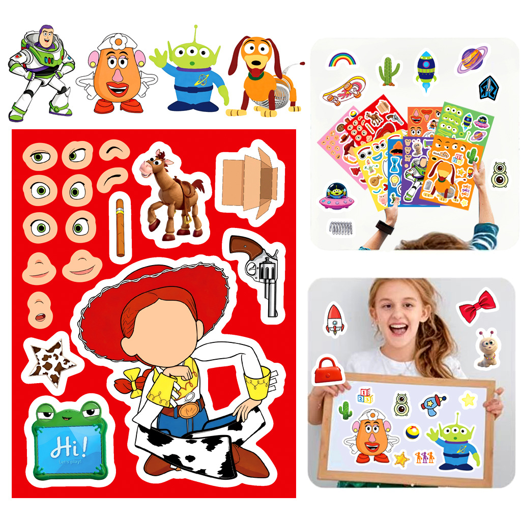 Toy Story 5 Gesichtsaufkleber- – Art Craft Market Bewertung und Preis