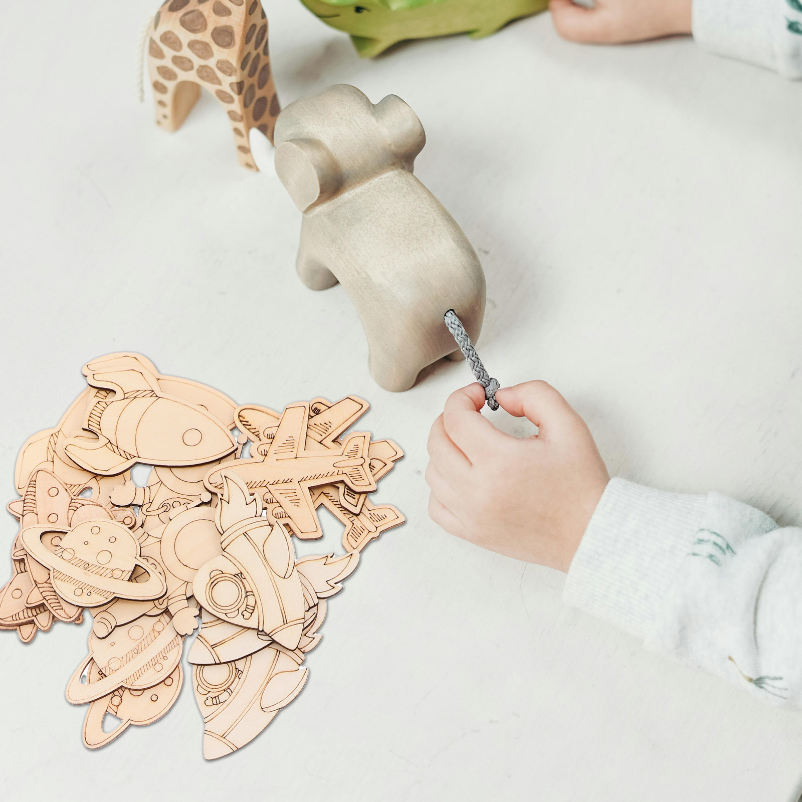 24-teiliges Holzset mit Weltra – Art And Craft Rocket Bewertung und Preis
