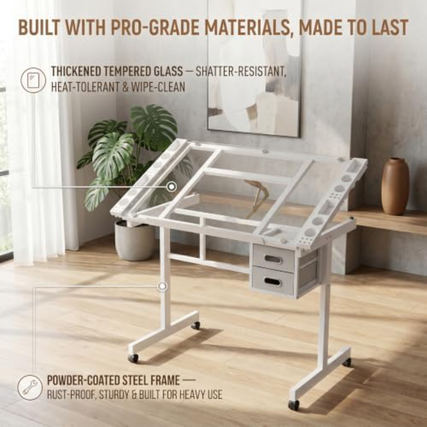 Rollbarer Zeichentisch, Mal- u – Art Craft & Architecture Bewertung und Preis