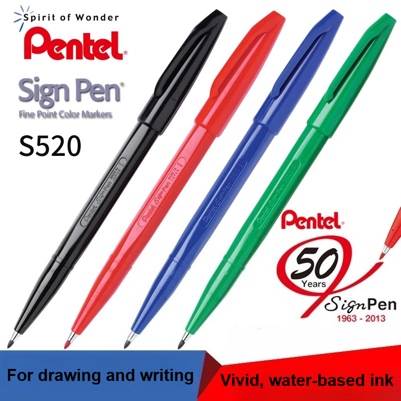 1/3/12PC Pentel S520 Zeichenst – Pentel Pen Sign Pen Bewertung und Preis