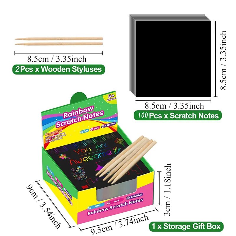 Viele kreative Scratch-Art-Kar – Art Craft For Toddlers Bewertung und Preis