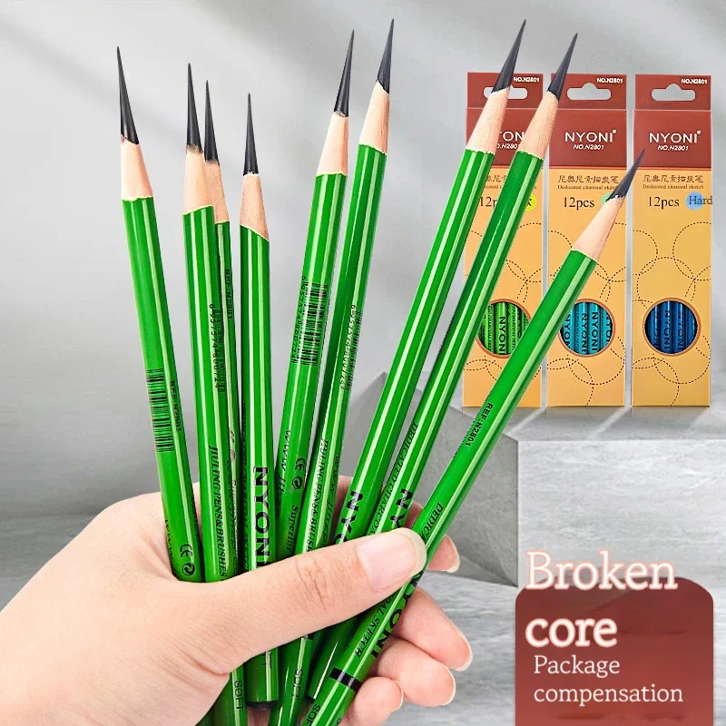 10/12-teiliges professionelles – Sketching Charcoal Set Bewertung und Preis