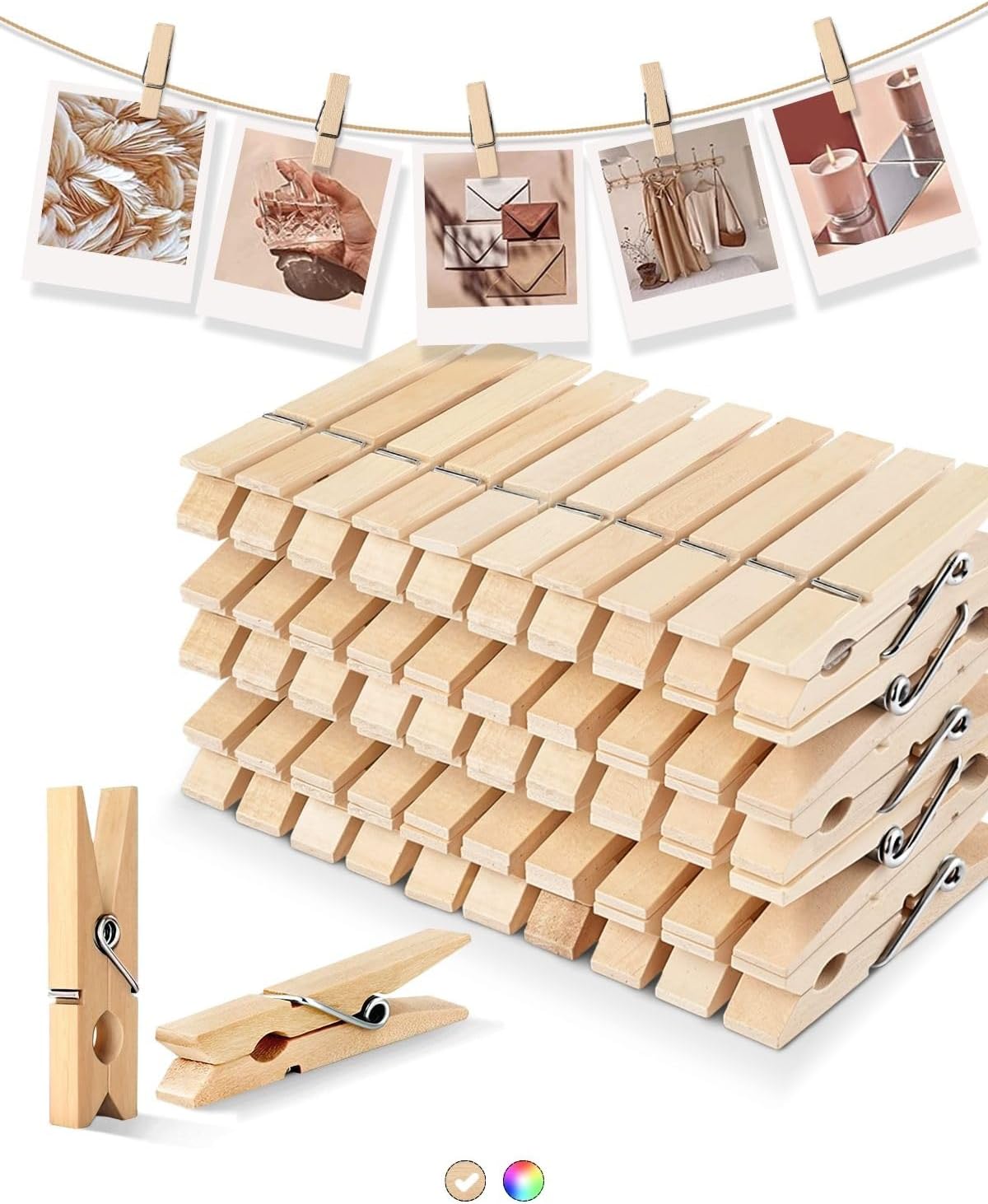 100/10 Stück Mini-Holzklammern – Art And Craft Photos Bewertung und Preis