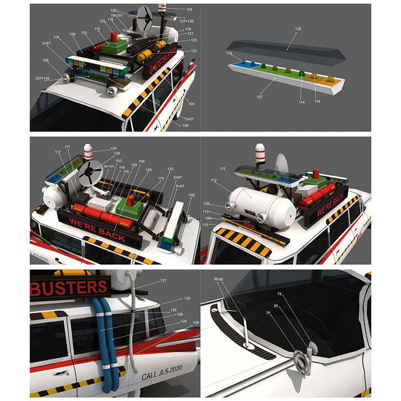 Ghostbusters Auto Ecto-1A 1:20 – Art Craft With Cardboard Bewertung und Preis