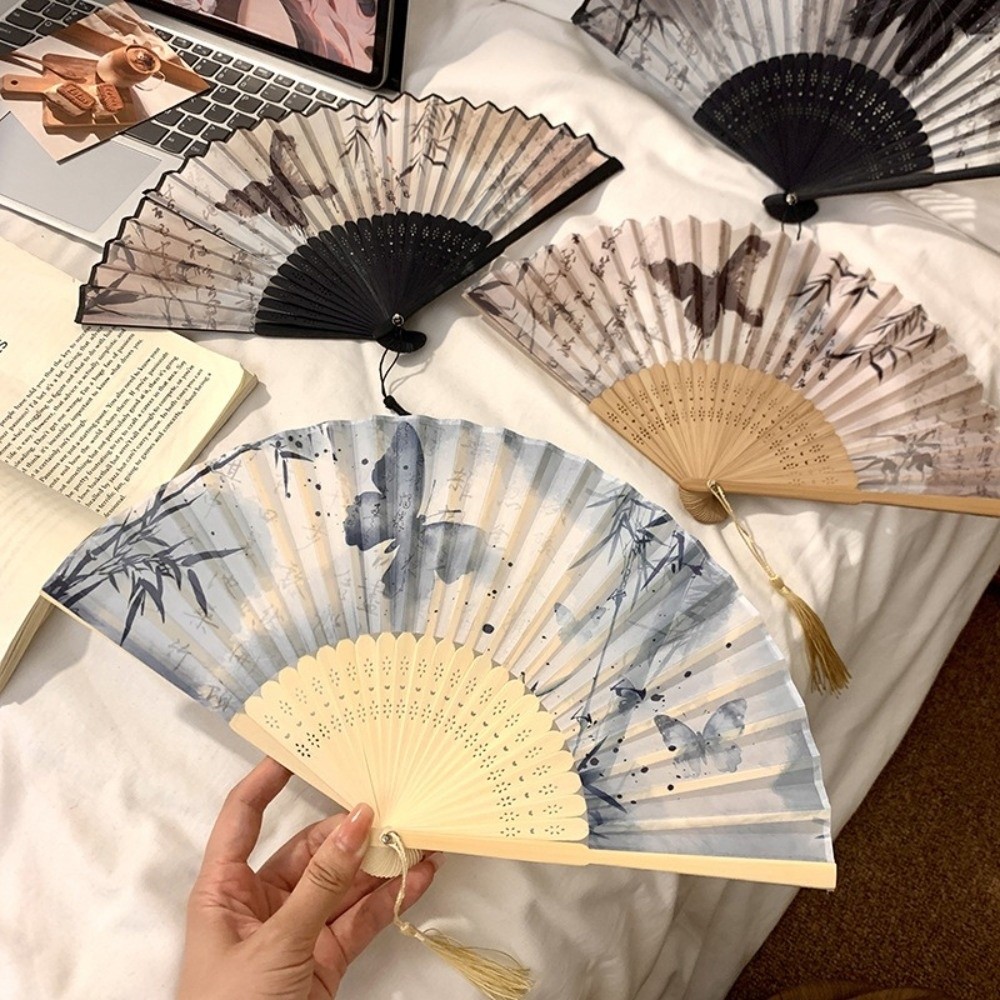 Vintage Faltfächer mit Quaste, – Art And Craft Photos Bewertung und Preis