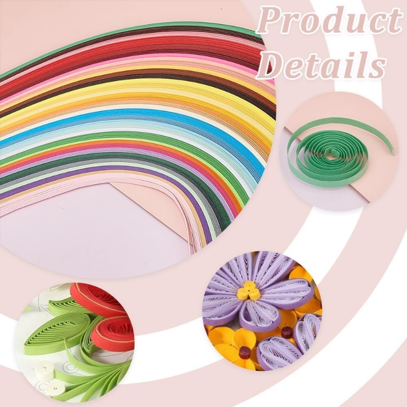 1 Satz 12 Stück Quilling Papie – Quilling Paper Strips Bewertung und Preis