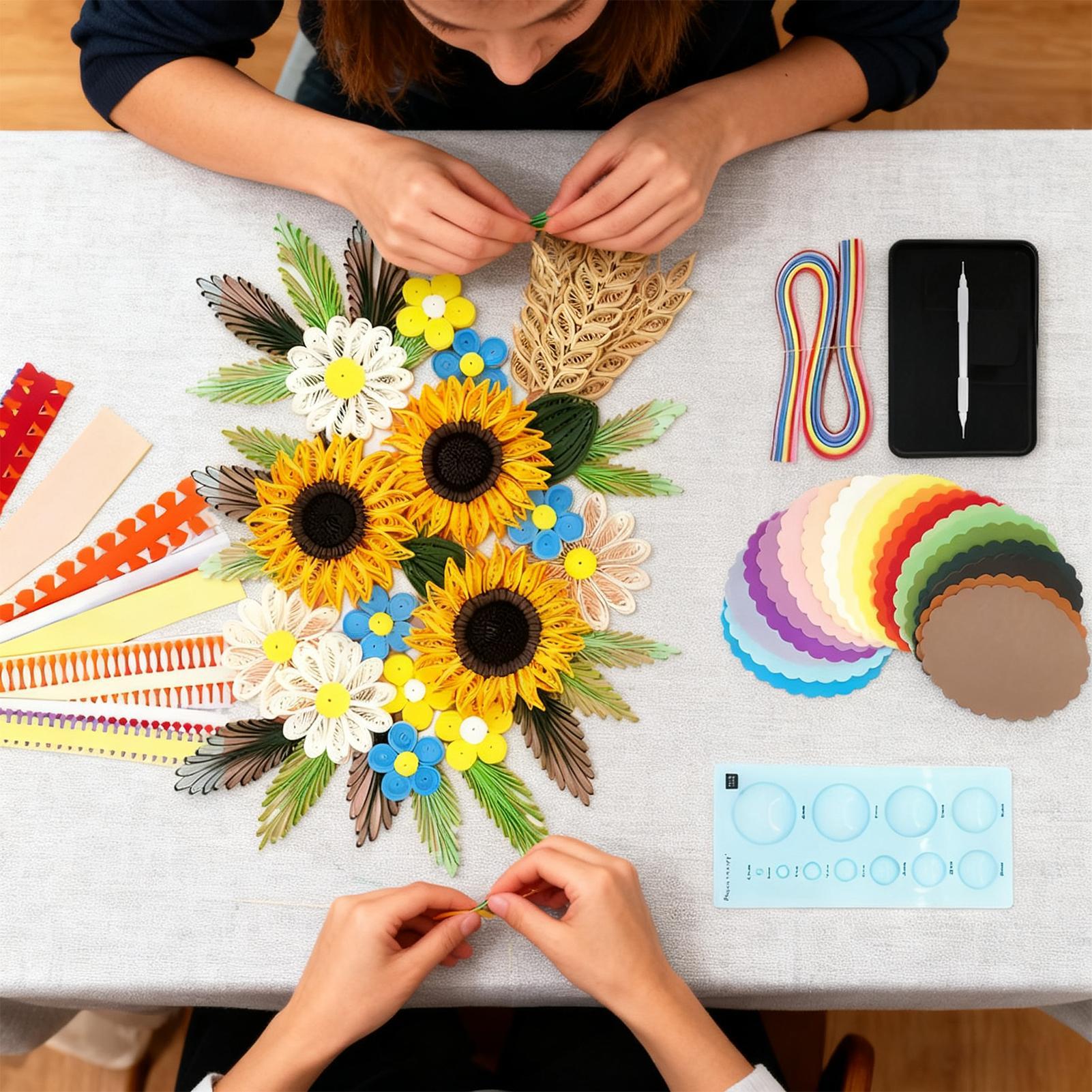 Papierquilling-Werkzeuge, Part – Quilling Paper Strips Bewertung und Preis