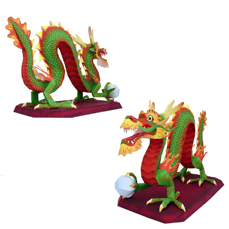 Chinesischer Drache Loong, han – Art Craft With Cardboard Bewertung und Preis
