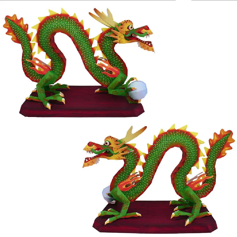 Chinesischer Drache Loong, han – Art Craft With Cardboard Bewertung und Preis
