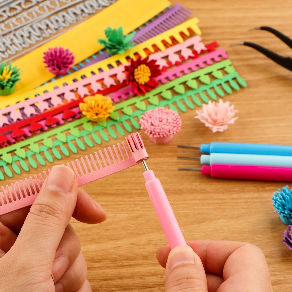 3D-Spiral-Blumen-Stanzformen,  – Quilling Paper Strips Bewertung und Preis