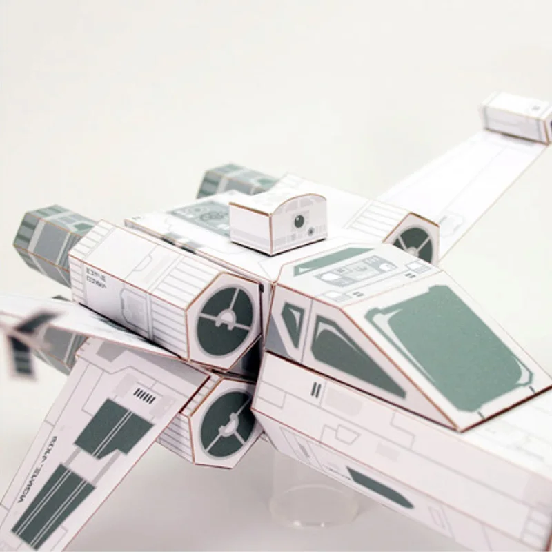 X-WING Fighter Weißes Papiermo – Art X Craft Bewertung und Preis