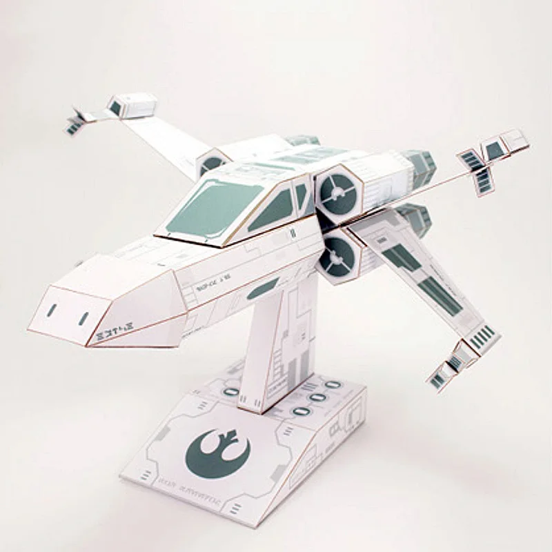 X-WING Fighter Weißes Papiermo – Art X Craft Bewertung und Preis